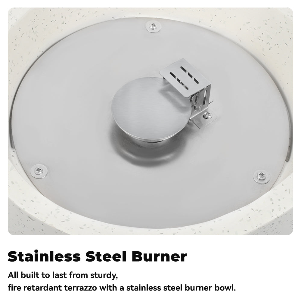 28-inch cylindrical fire pit