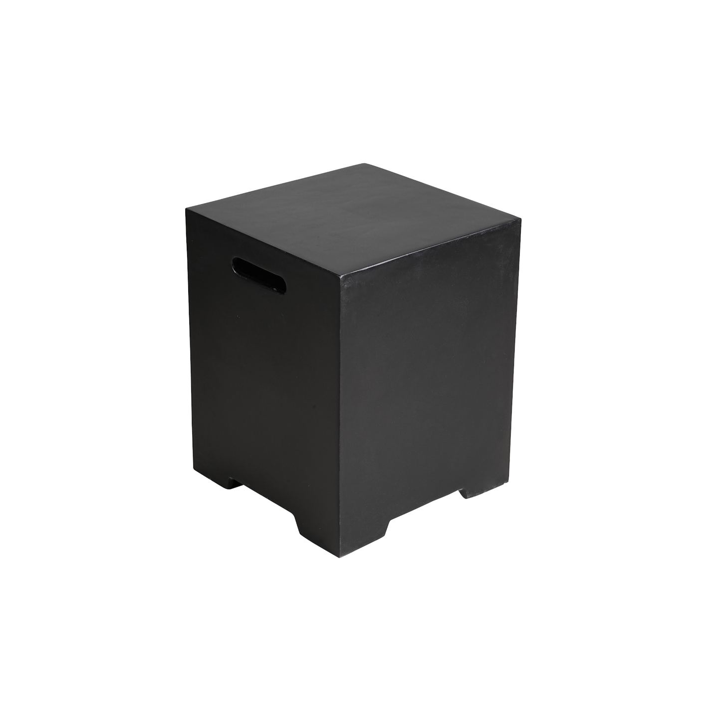 Black Terrazzo Fireplace