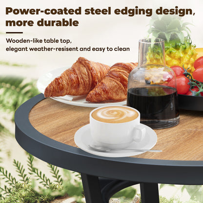 23.6'' L x 23.6'' W Outdoor Bar Table