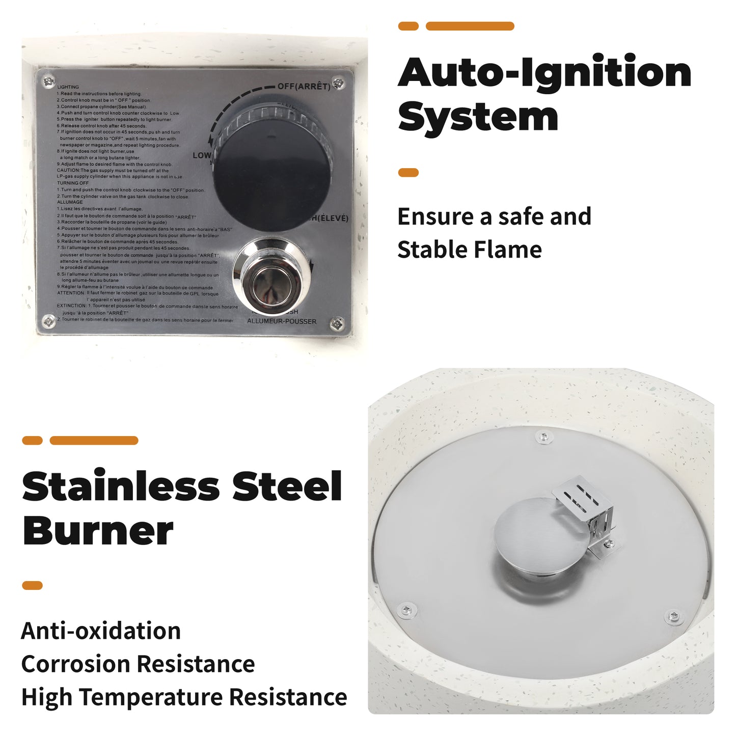 28-inch cylindrical fire pit