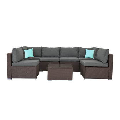 110.2'' Steel Outdoor Patio Sectional