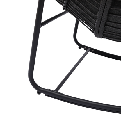 Keylli Indoor/Outdoor Metal Chair Rattan Rope Club Chairs With Upholstery