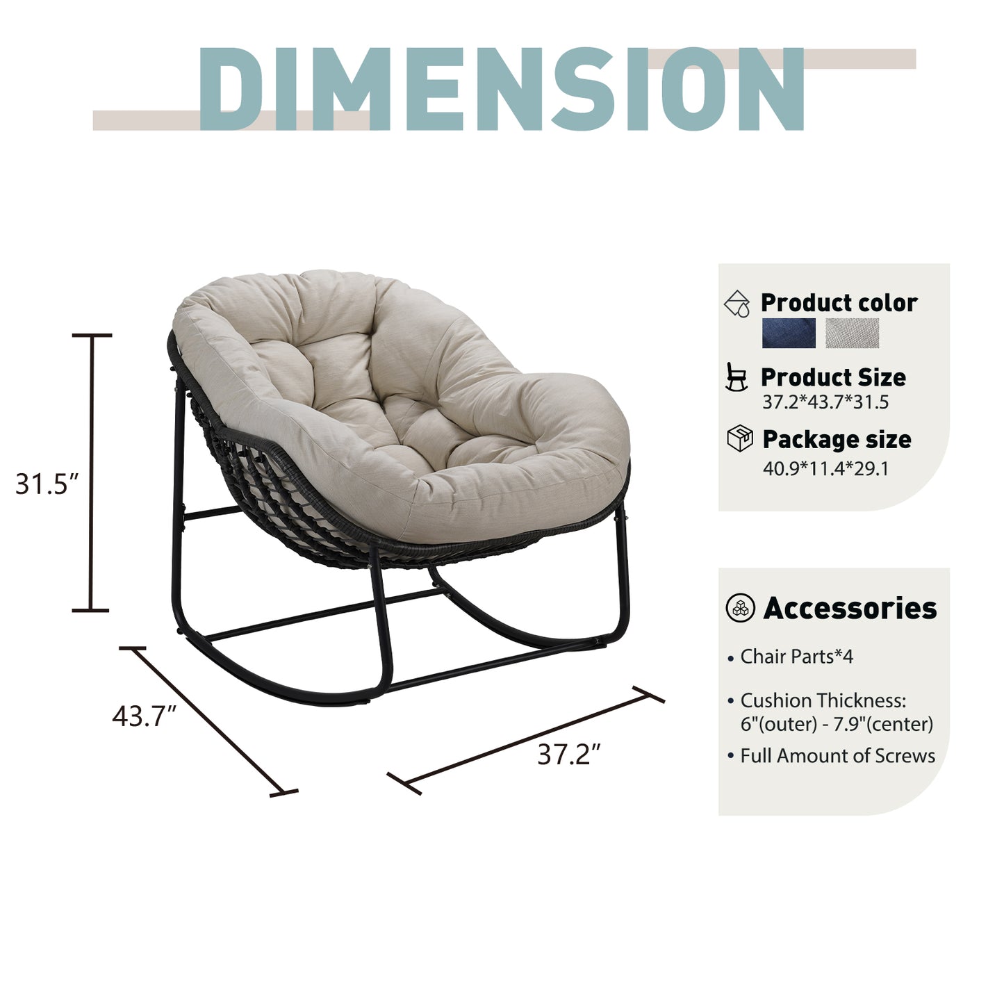 Keylli Indoor/Outdoor Metal Chair Rattan Rope Club Chairs With Upholstery