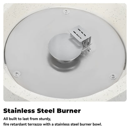 28-inch cylindrical fire pit