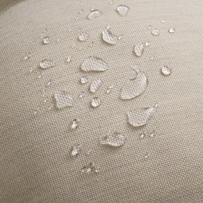 White Iron Frame Beige Cushioned Rattan Rocking Chair