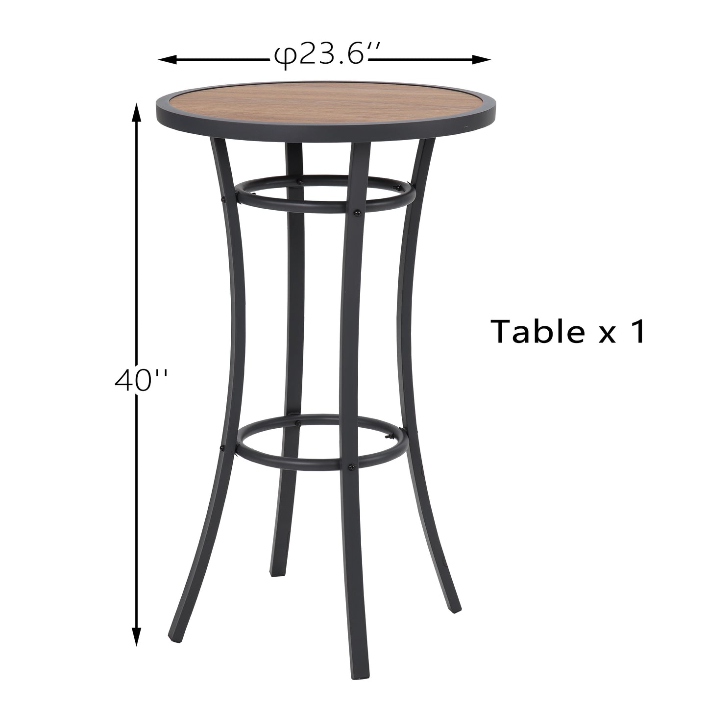 Round Outdoor Bar Table