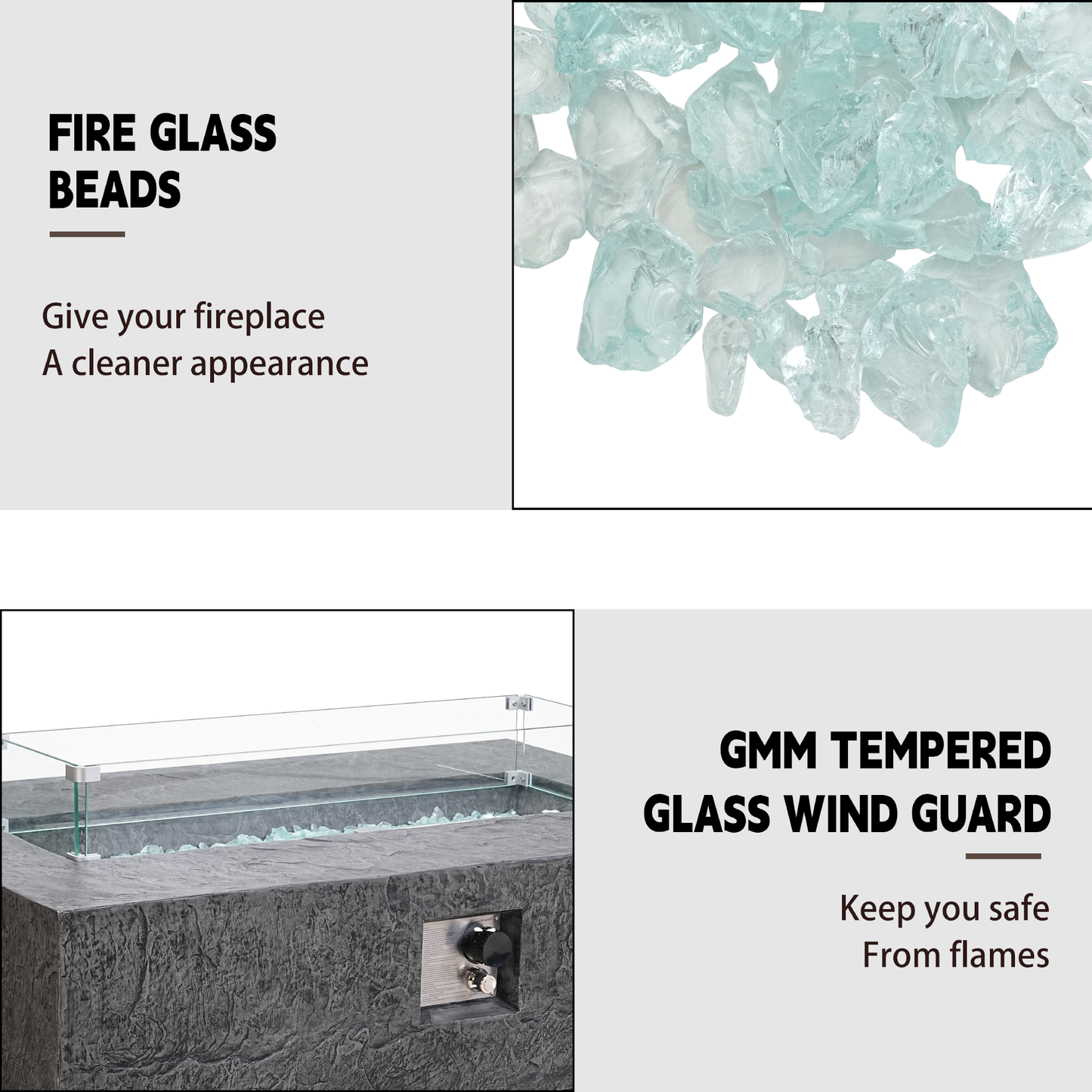 Black Rectangular Slate Fireplace