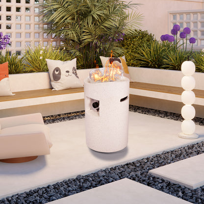 28-inch cylindrical fire pit