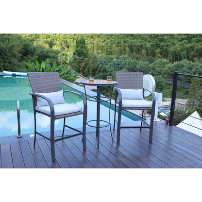 Round Outdoor Bar Table