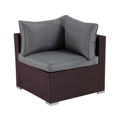 110.2'' Steel Outdoor Patio Sectional