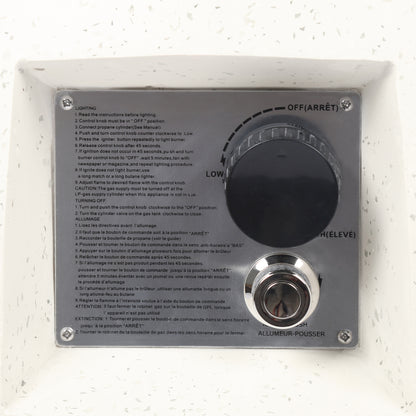 28-inch cylindrical fire pit