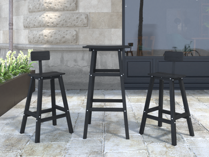 2 - Person 21.65'' L Outdoor Standing Height Table Set