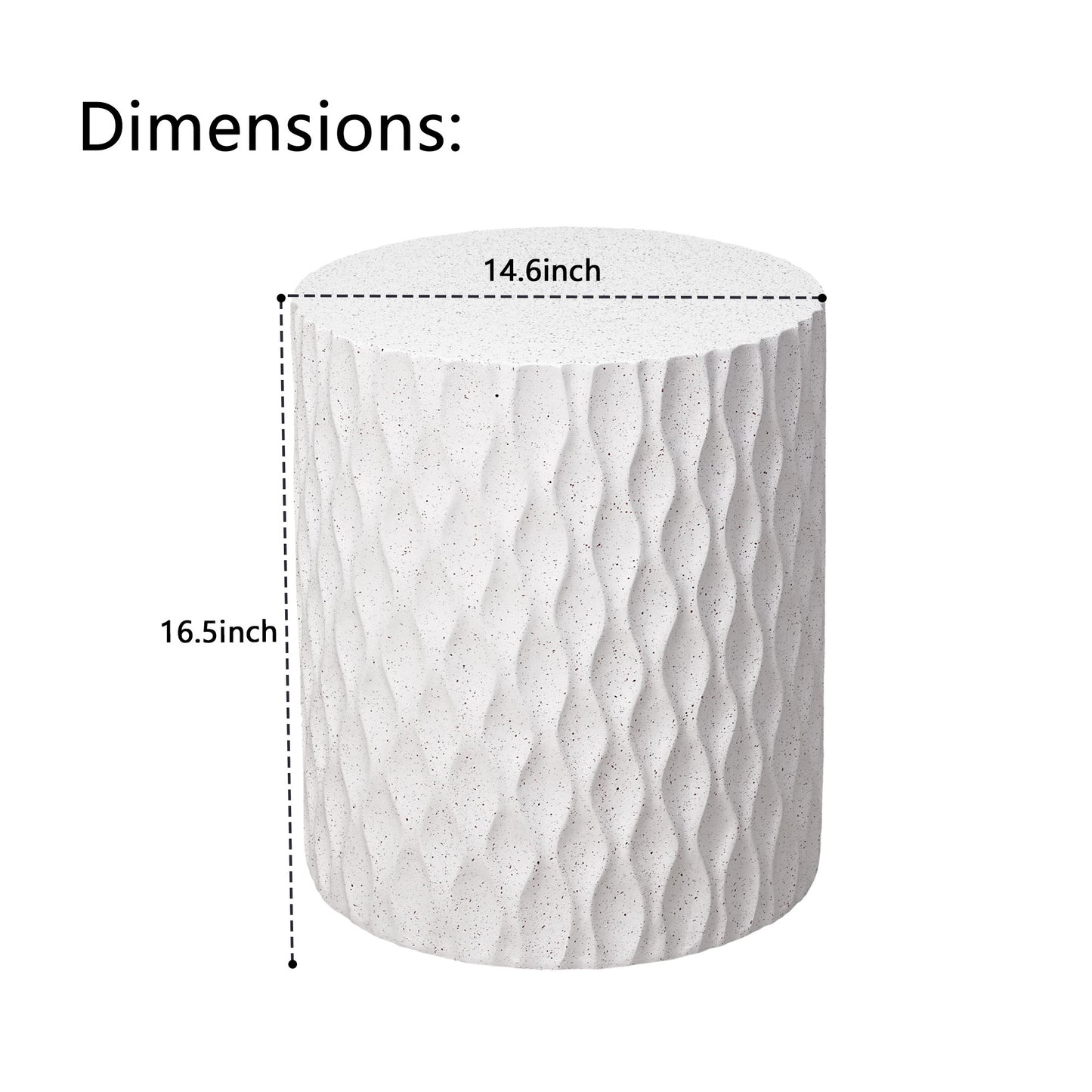 Round Lace Side Table