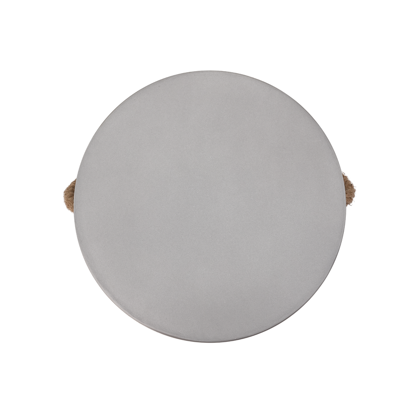 Corded Gray Cone Side Table