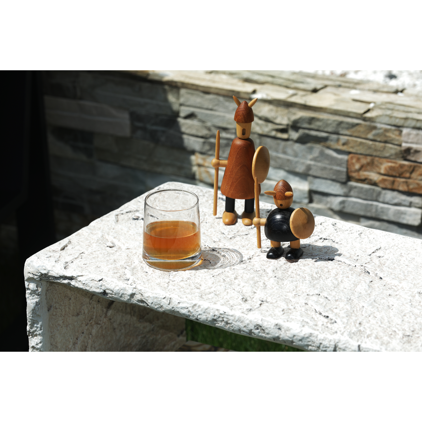 26.4" Vintage Metal Side Table with Open Storage Shelf – Industrial End Table, Sturdy for Use as Coffee Table or Nightstand