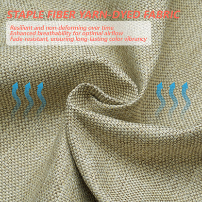 17-inch Depth Beige Trapezoidal Cushion