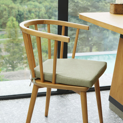 17-inch Depth Beige Trapezoidal Cushion