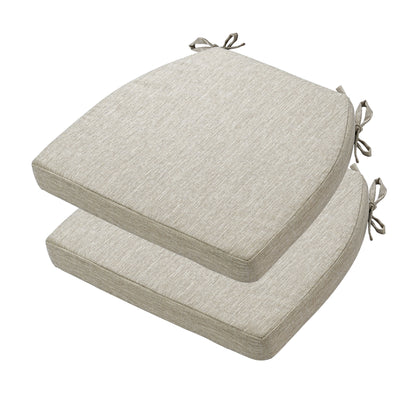 17-inch Depth Beige Trapezoidal Cushion