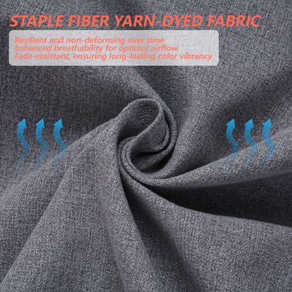 17-inch Depth Drak Gray Trapezoidal Cushion