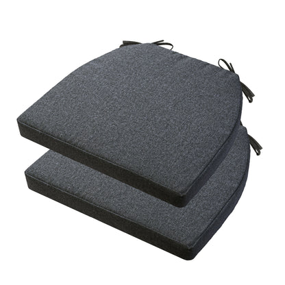 17-inch Depth Drak Gray Trapezoidal Cushion