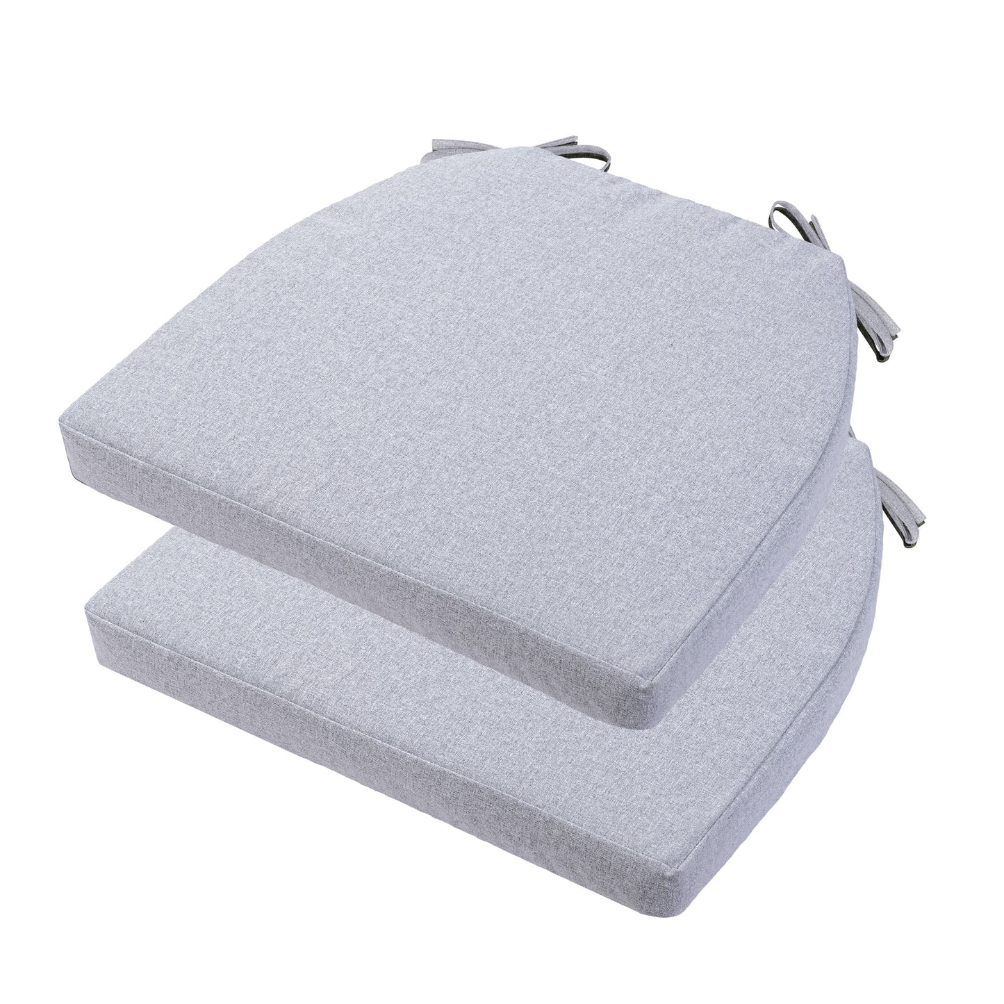 17-inch Depth Light Gray Trapezoidal Cushion