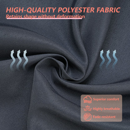 17-inch Depth Dark Gray Trapezoidal Cushion