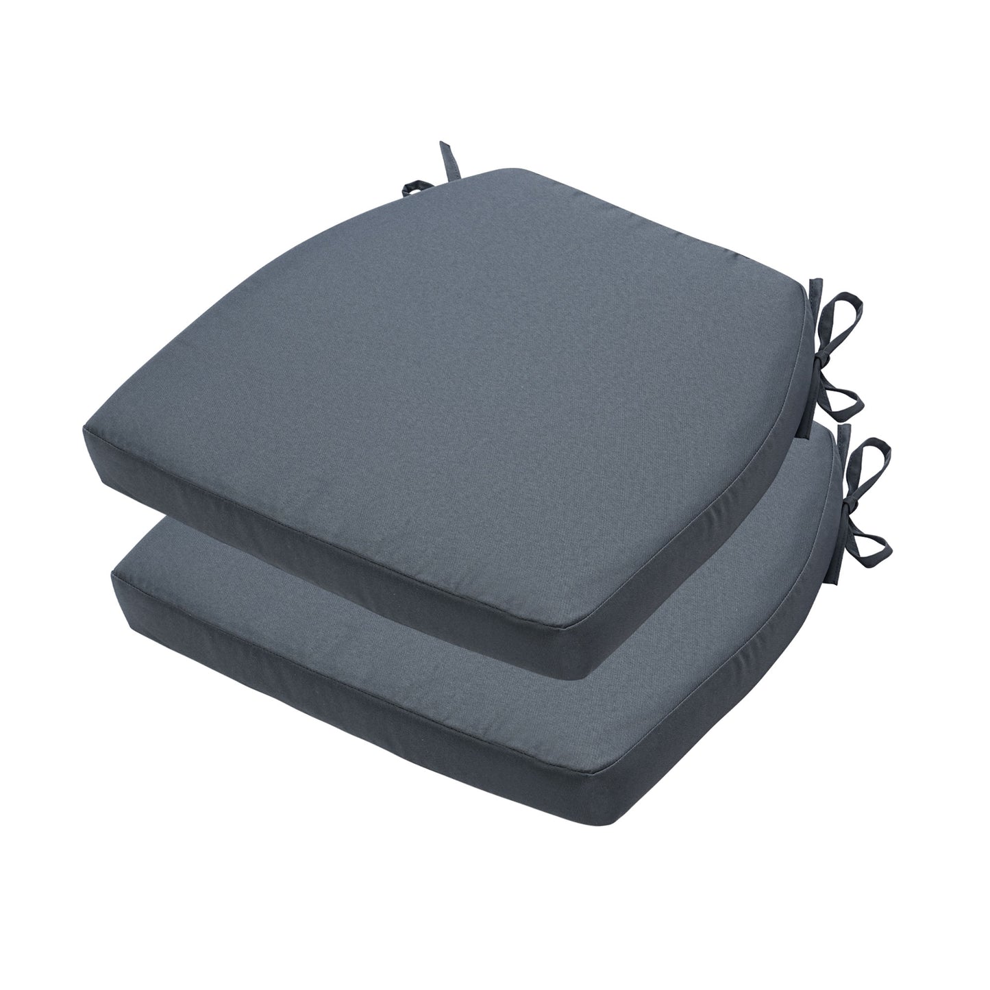 17-inch Depth Dark Gray Trapezoidal Cushion
