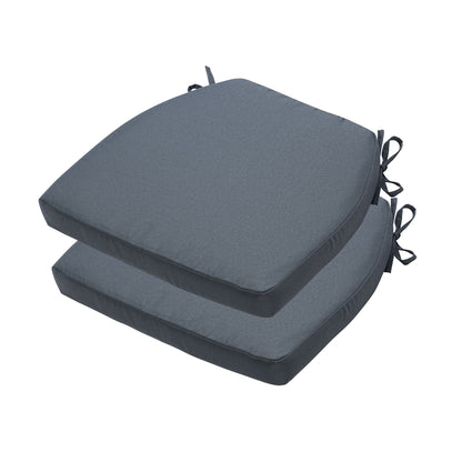 17-inch Depth Dark Gray Trapezoidal Cushion