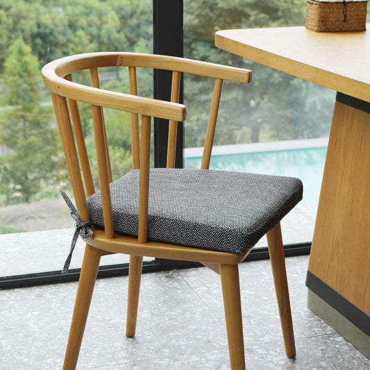 17-inch Depth Drak Gray Trapezoidal Cushion