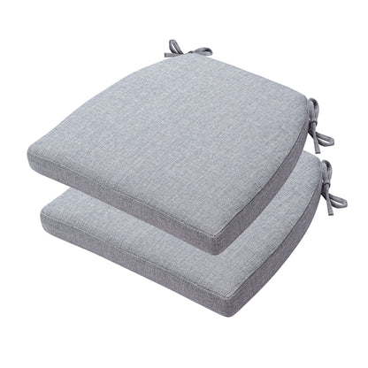 17-inch Depth Light Gray Trapezoidal Cushion