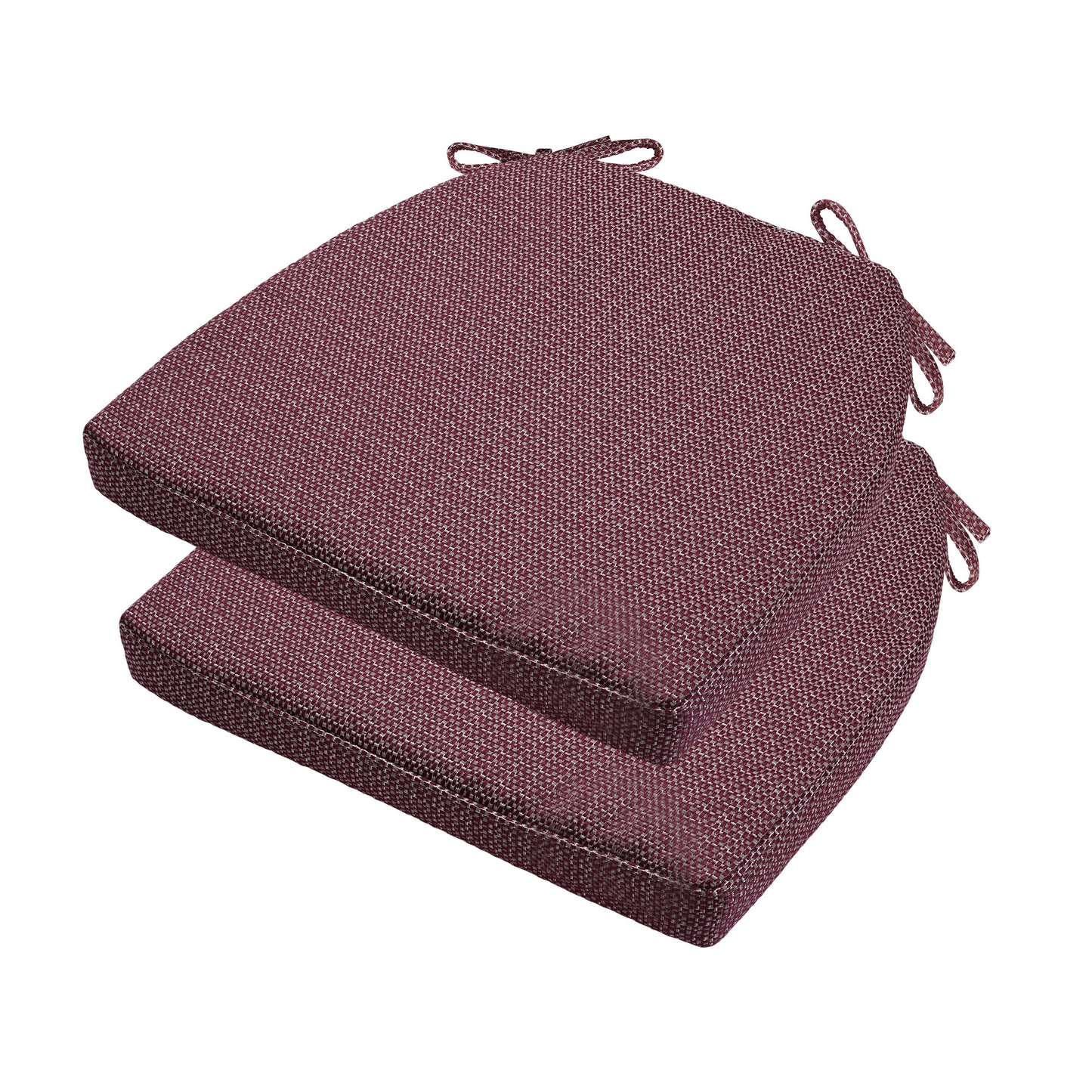 17-inch Depth Red Trapezoidal Cushion