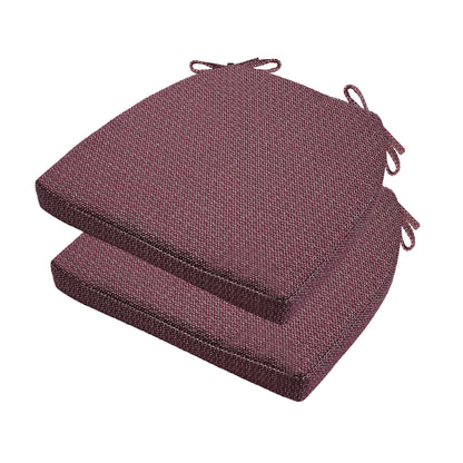 17-inch Depth Red Trapezoidal Cushion