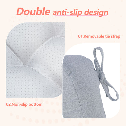 16.5-inch Depth Light Gray Square  Cushion