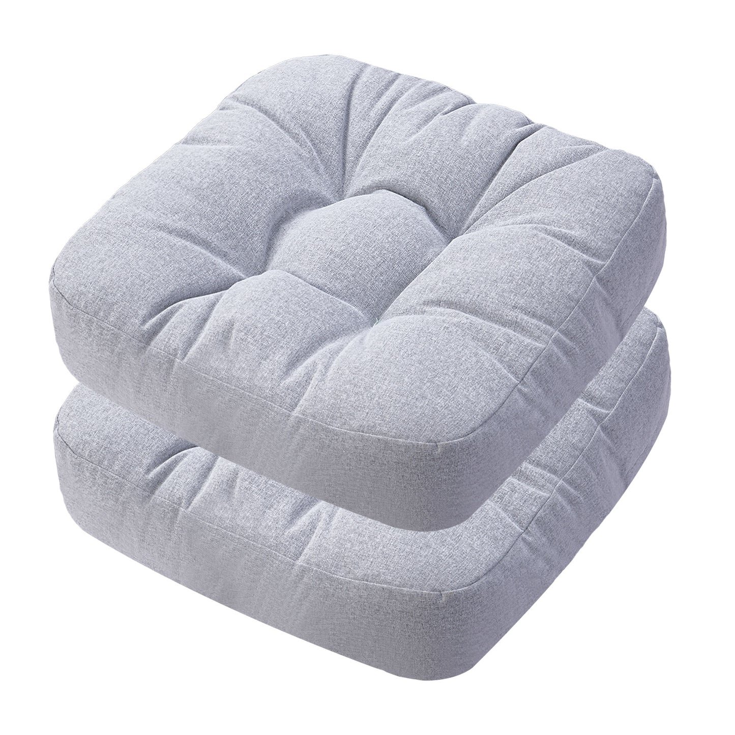 16.5-inch Depth Light Gray Square  Cushion