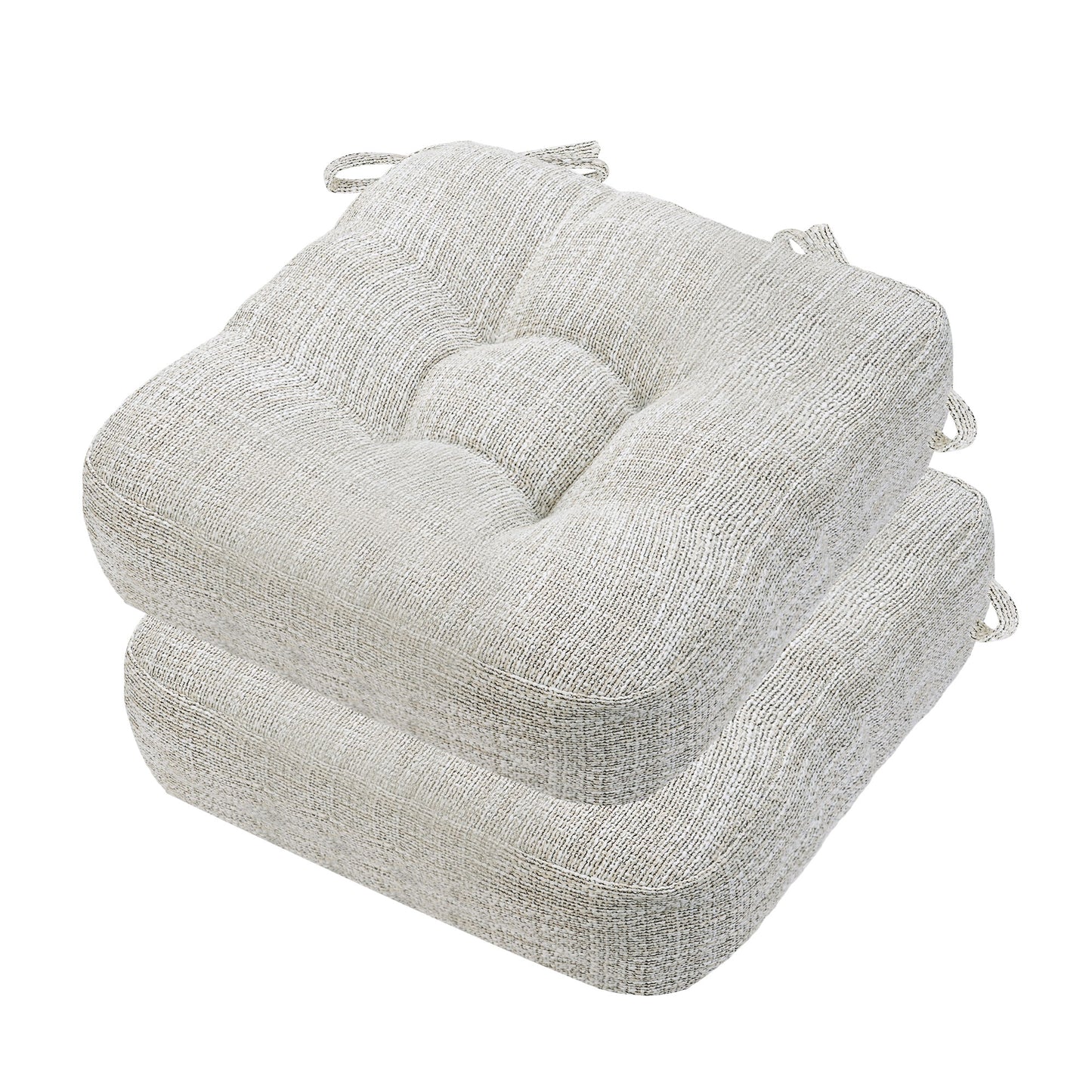 16.5-inch Depth Beige Square Cushion