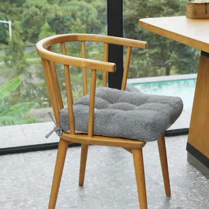 16.5-inch Depth Dark Gray Square Cushion