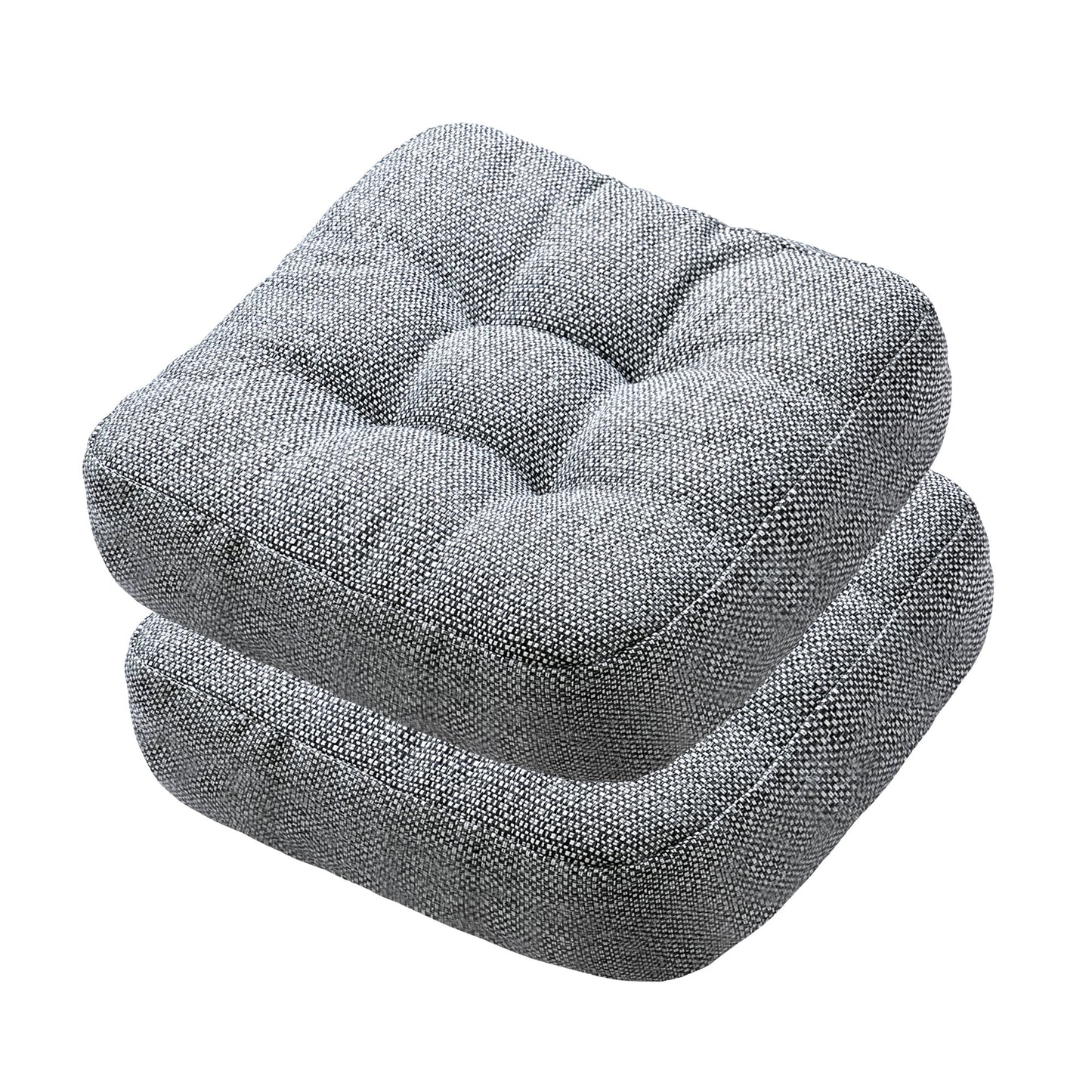 16.5-inch Depth Dark Gray Square Cushion