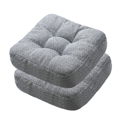 16.5-inch Depth Dark Gray Square Cushion
