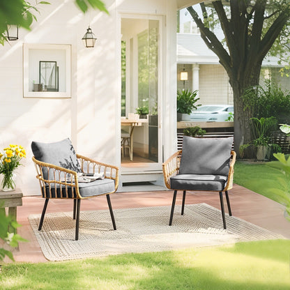 Waterproof Outdoor Cushion - Sunbrella Fabric Seat & Back Cushion, Weather Resistant