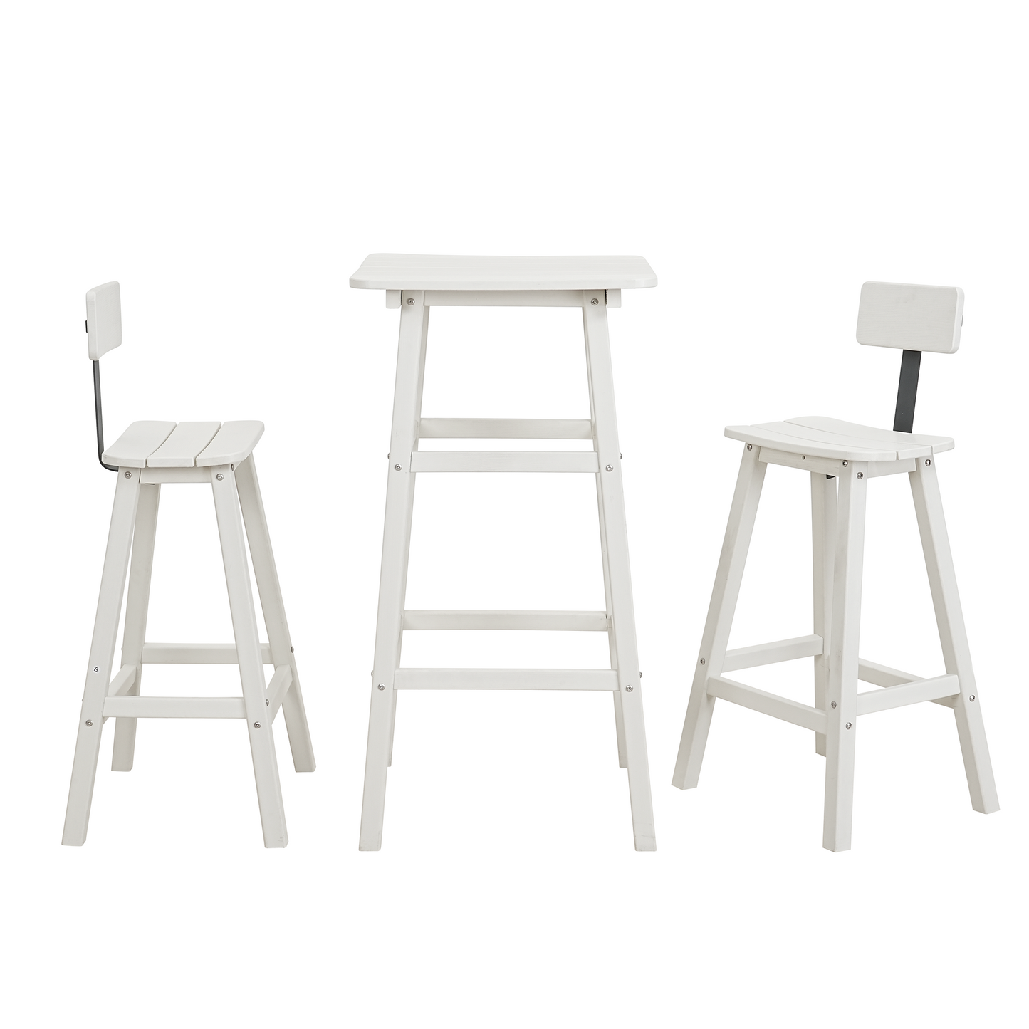 2 - Person 21.65'' L Outdoor Standing Height Table Set