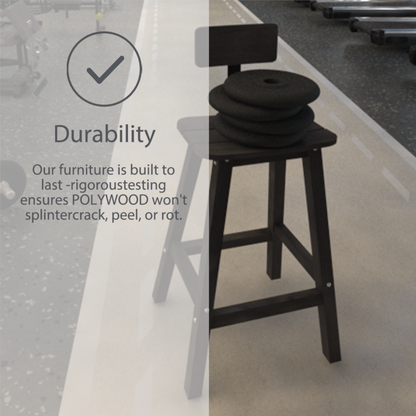 2 - Person 21.65'' L Outdoor Standing Height Table Set