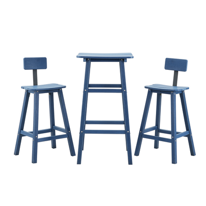 2 - Person 21.65'' L Outdoor Standing Height Table Set