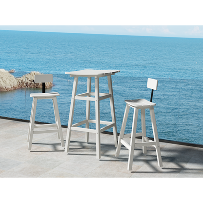2 - Person 21.65'' L Outdoor Standing Height Table Set