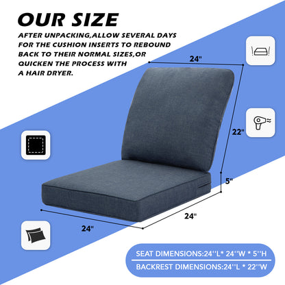 Outdoor Sunbrella Seat/Back Cushion